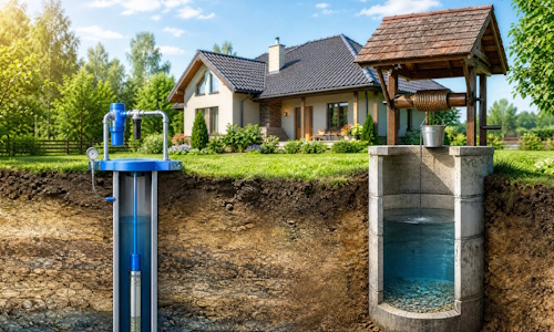 Автономное водоснабжение загородного дома Златоуст: скважина или колодец 